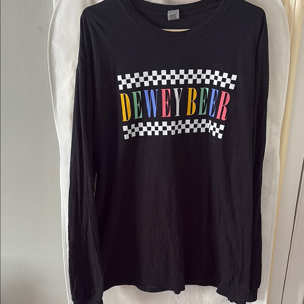 Dewey Beer Co - limited edition Black Long Sleeve Graphic Tee